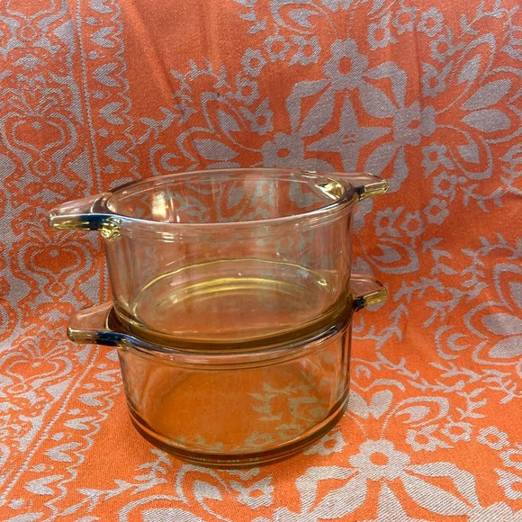 PYR-O-REY DYNAWARE  — Set of Two Casserole Dishes - Picture 3 of 3